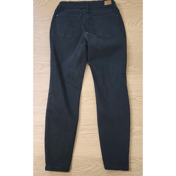 Judy Blue Skinny Fit Jeans Womens 14W Black Stretch Denim Dark Pants 32x28 - Picture 3 of 13